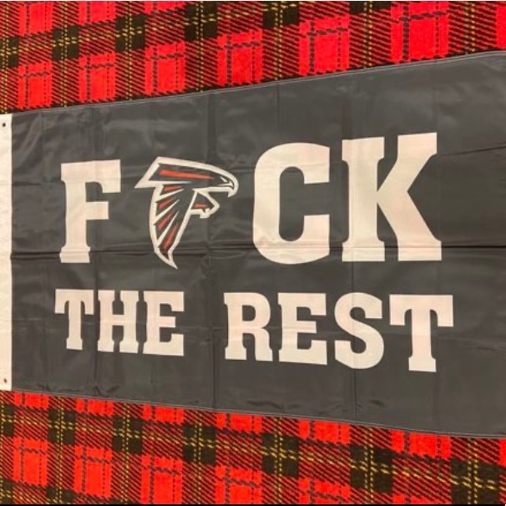 Brand new Atlanta Falcons banner flag